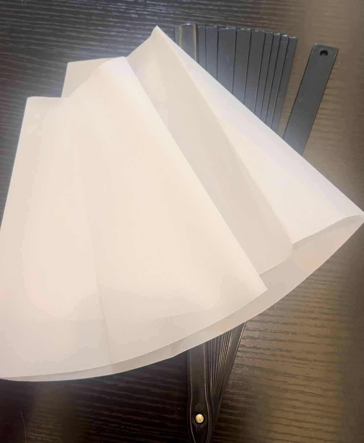 Sublimation blank clacking fan 13inches custom folding fan